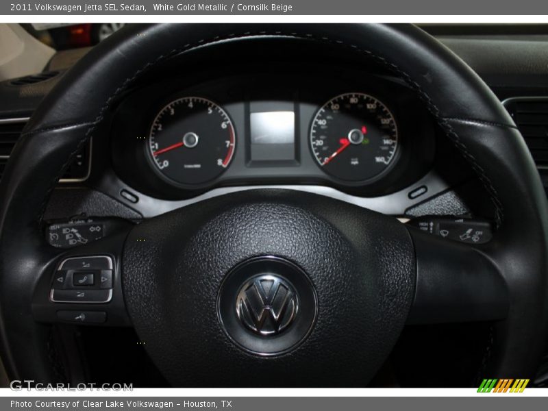 White Gold Metallic / Cornsilk Beige 2011 Volkswagen Jetta SEL Sedan