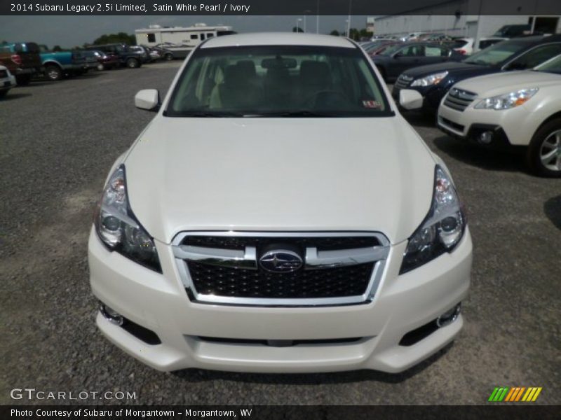 Satin White Pearl / Ivory 2014 Subaru Legacy 2.5i Limited