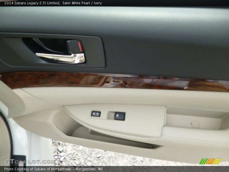 Satin White Pearl / Ivory 2014 Subaru Legacy 2.5i Limited