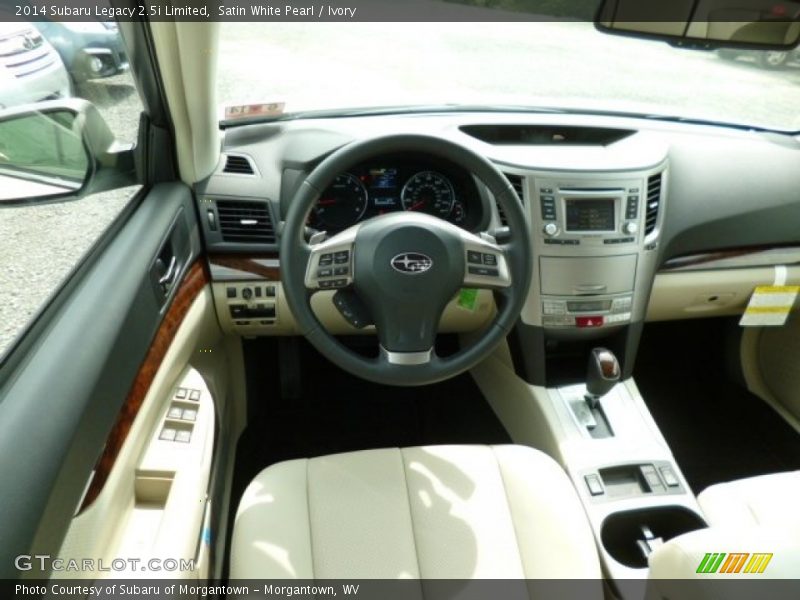 Satin White Pearl / Ivory 2014 Subaru Legacy 2.5i Limited