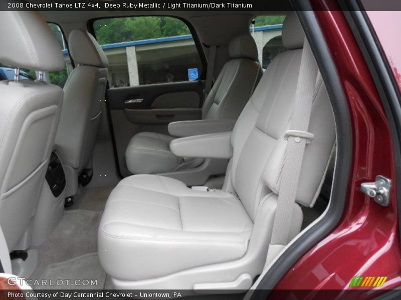 Deep Ruby Metallic / Light Titanium/Dark Titanium 2008 Chevrolet Tahoe LTZ 4x4