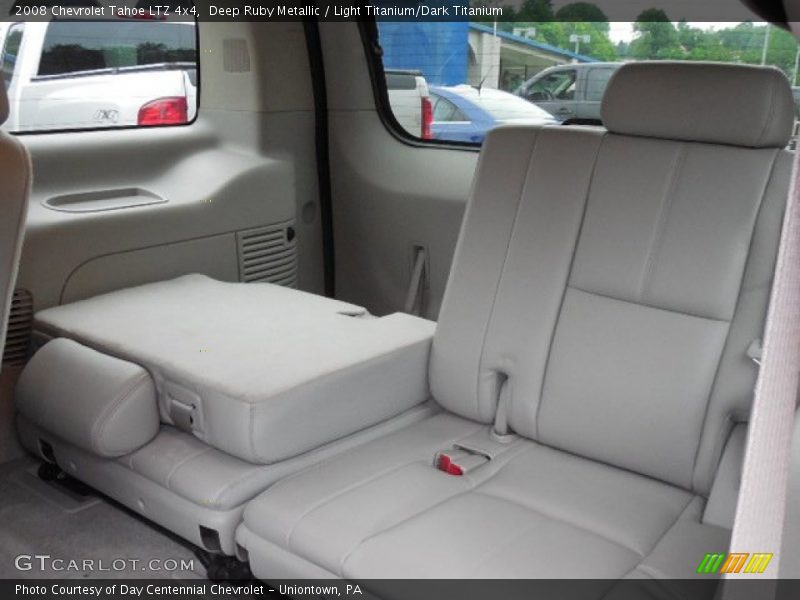 Deep Ruby Metallic / Light Titanium/Dark Titanium 2008 Chevrolet Tahoe LTZ 4x4