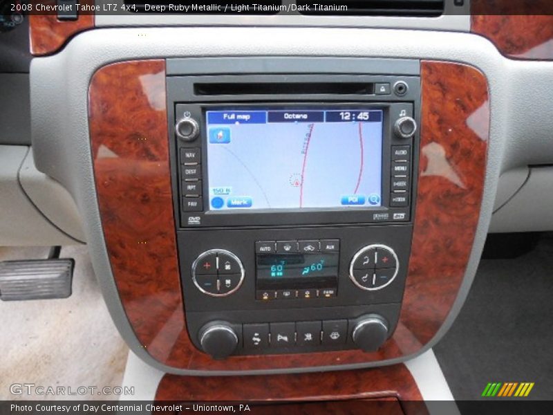 Deep Ruby Metallic / Light Titanium/Dark Titanium 2008 Chevrolet Tahoe LTZ 4x4