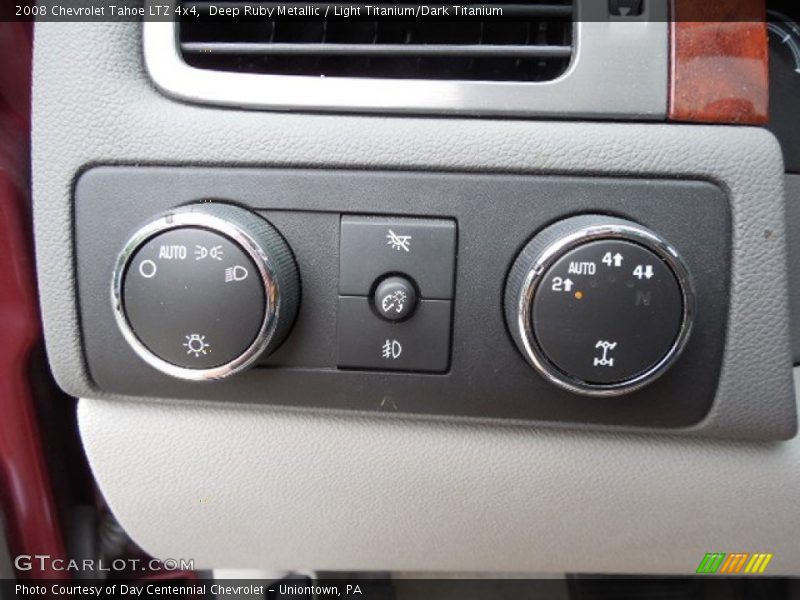 Deep Ruby Metallic / Light Titanium/Dark Titanium 2008 Chevrolet Tahoe LTZ 4x4
