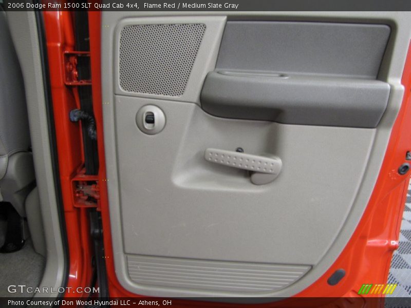 Flame Red / Medium Slate Gray 2006 Dodge Ram 1500 SLT Quad Cab 4x4