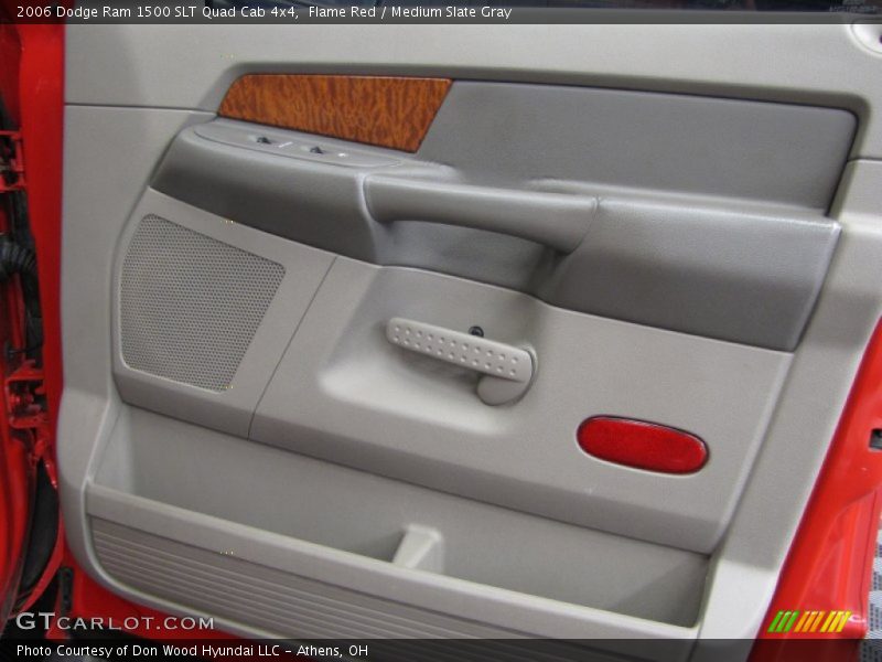 Flame Red / Medium Slate Gray 2006 Dodge Ram 1500 SLT Quad Cab 4x4