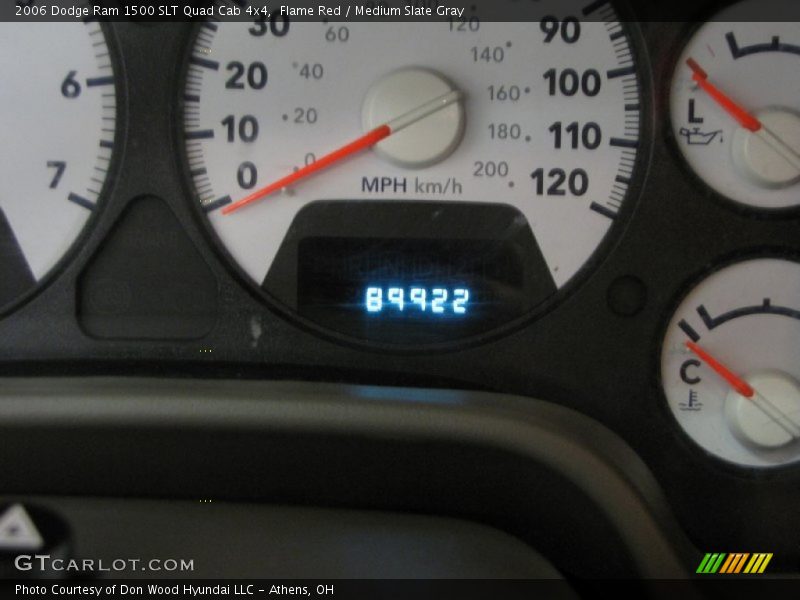 Flame Red / Medium Slate Gray 2006 Dodge Ram 1500 SLT Quad Cab 4x4