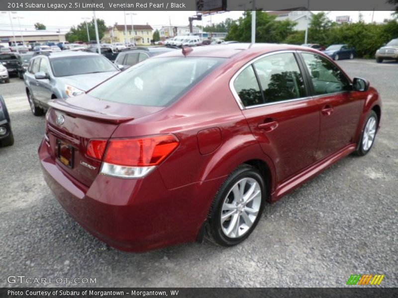 Venetian Red Pearl / Black 2014 Subaru Legacy 2.5i Limited