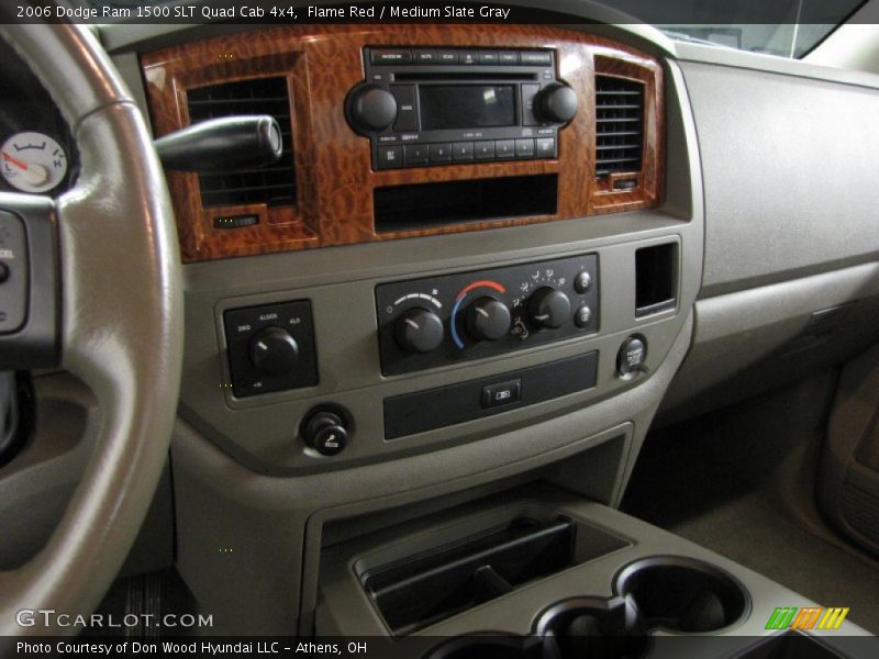 Flame Red / Medium Slate Gray 2006 Dodge Ram 1500 SLT Quad Cab 4x4