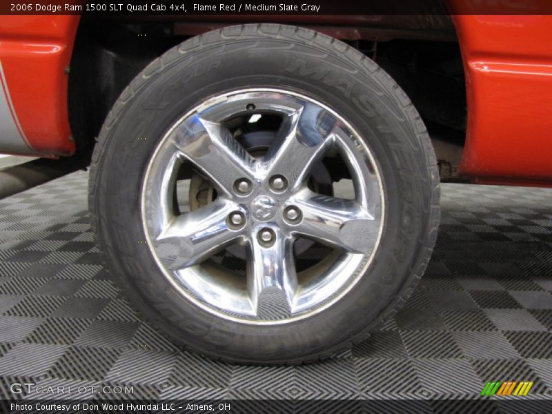 Flame Red / Medium Slate Gray 2006 Dodge Ram 1500 SLT Quad Cab 4x4
