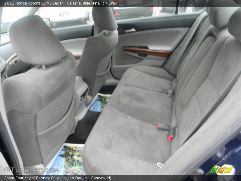 Rear Seat of 2011 Accord EX V6 Sedan