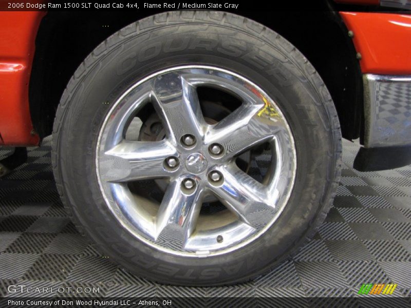 Flame Red / Medium Slate Gray 2006 Dodge Ram 1500 SLT Quad Cab 4x4