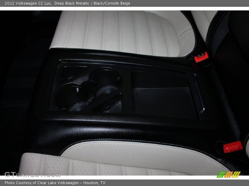 Deep Black Metallic / Black/Cornsilk Beige 2012 Volkswagen CC Lux