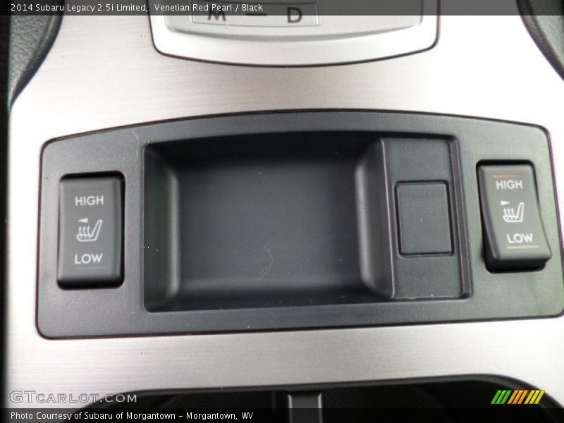 Controls of 2014 Legacy 2.5i Limited