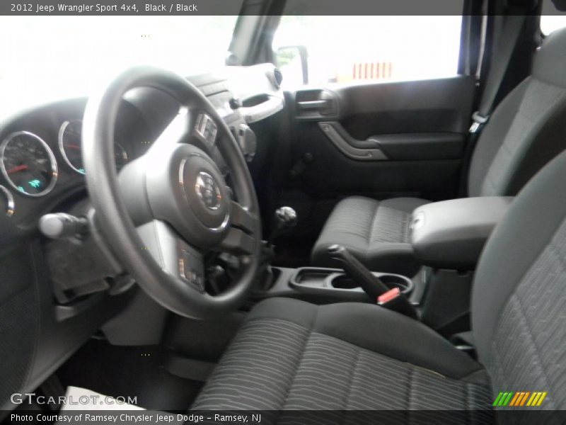 Black / Black 2012 Jeep Wrangler Sport 4x4