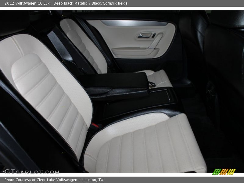 Deep Black Metallic / Black/Cornsilk Beige 2012 Volkswagen CC Lux