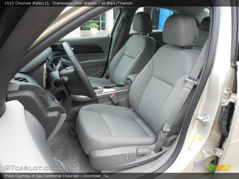 Champagne Silver Metallic / Jet Black/Titanium 2013 Chevrolet Malibu LS