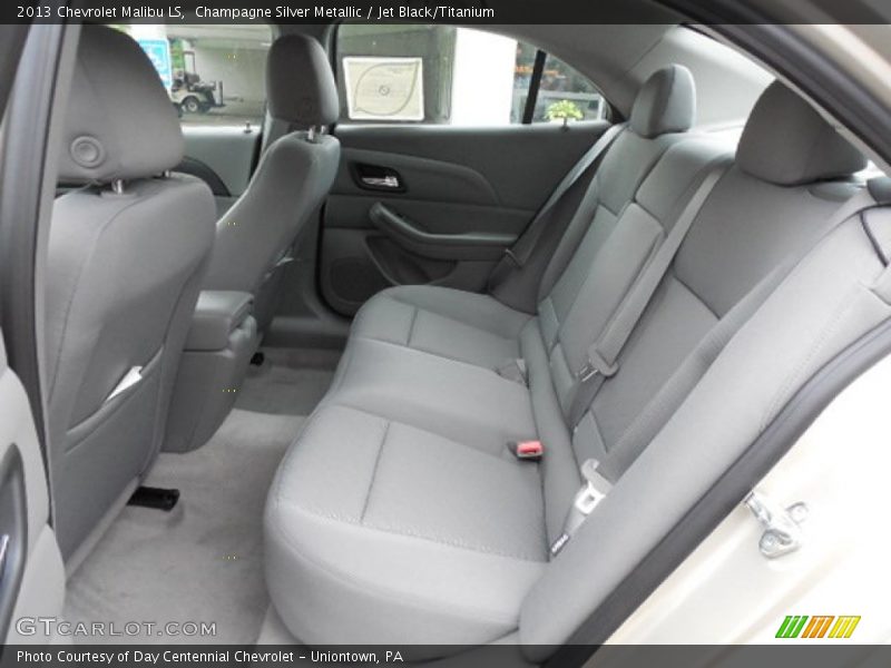 Champagne Silver Metallic / Jet Black/Titanium 2013 Chevrolet Malibu LS