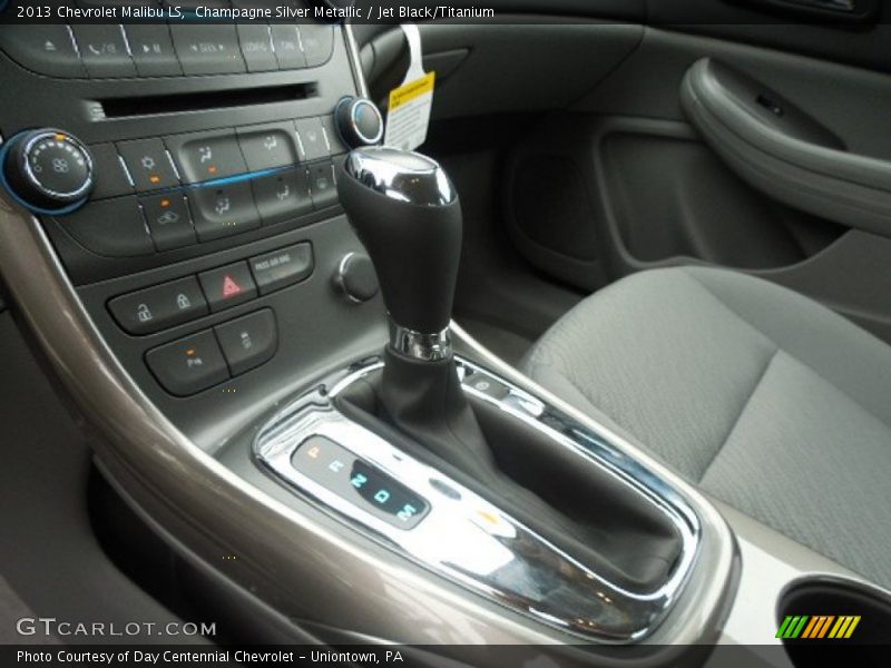 Champagne Silver Metallic / Jet Black/Titanium 2013 Chevrolet Malibu LS