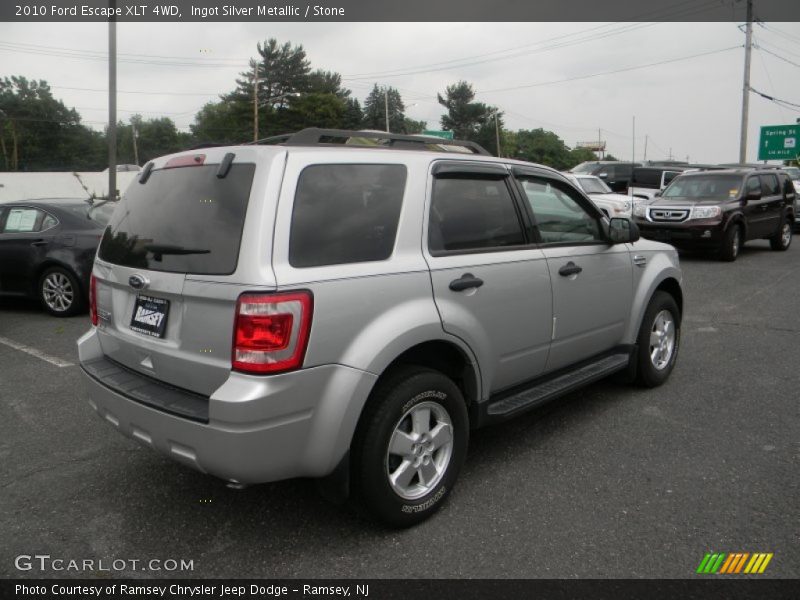 Ingot Silver Metallic / Stone 2010 Ford Escape XLT 4WD