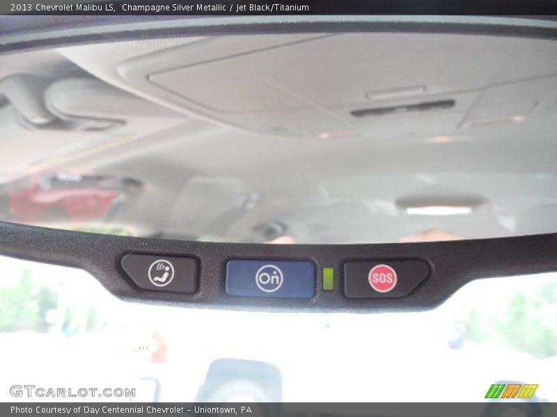 Champagne Silver Metallic / Jet Black/Titanium 2013 Chevrolet Malibu LS