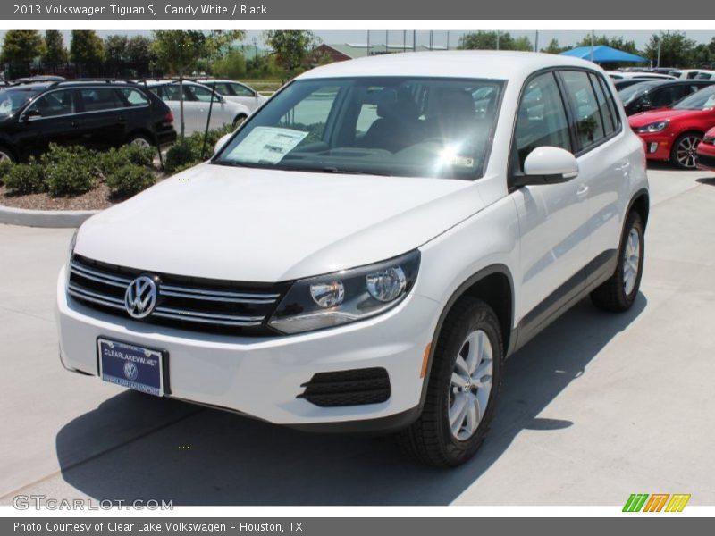 Candy White / Black 2013 Volkswagen Tiguan S