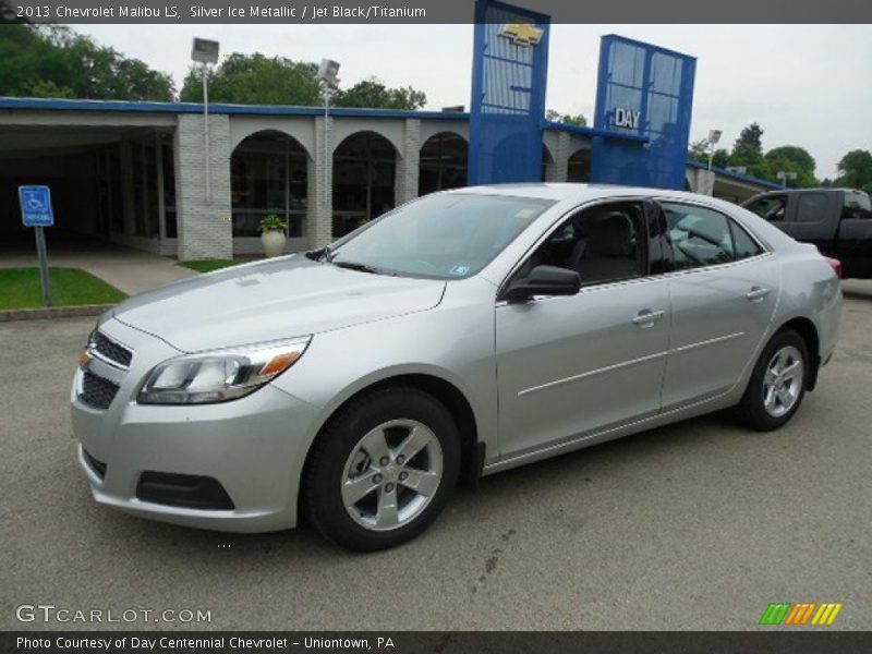 Silver Ice Metallic / Jet Black/Titanium 2013 Chevrolet Malibu LS
