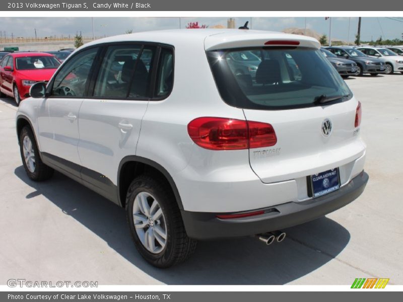 Candy White / Black 2013 Volkswagen Tiguan S