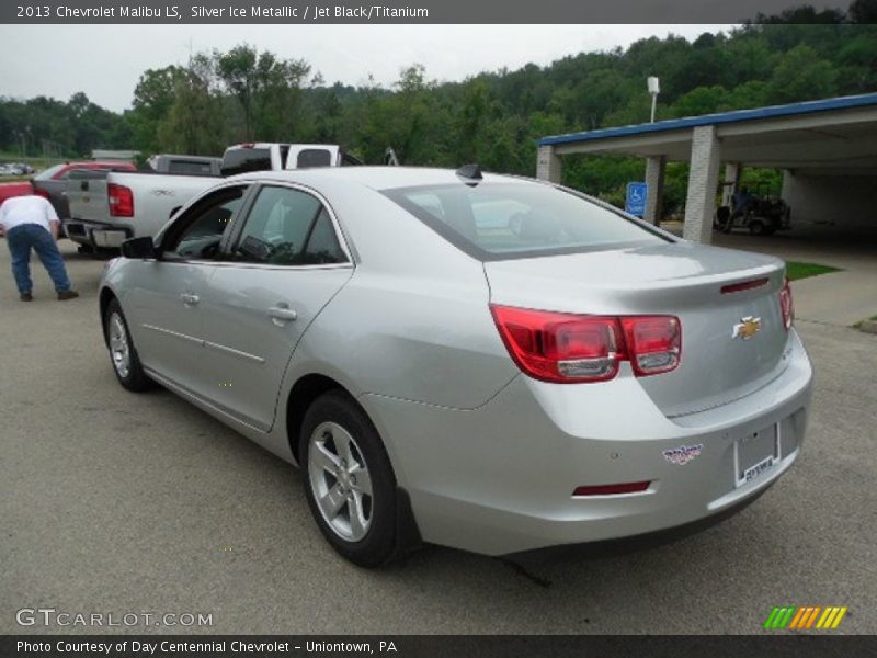Silver Ice Metallic / Jet Black/Titanium 2013 Chevrolet Malibu LS