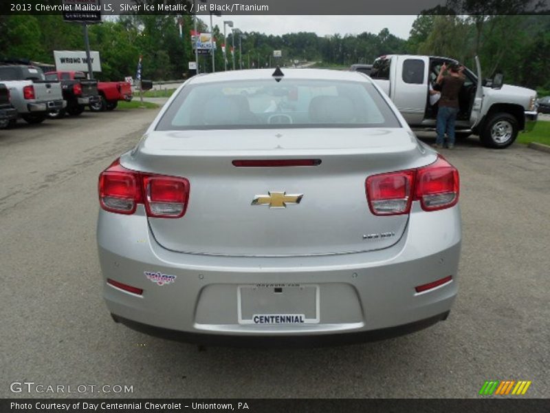 Silver Ice Metallic / Jet Black/Titanium 2013 Chevrolet Malibu LS