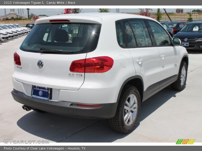 Candy White / Black 2013 Volkswagen Tiguan S
