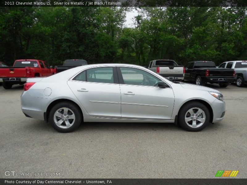 Silver Ice Metallic / Jet Black/Titanium 2013 Chevrolet Malibu LS