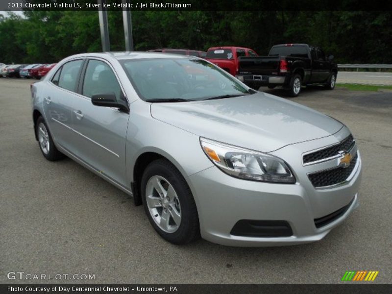 Silver Ice Metallic / Jet Black/Titanium 2013 Chevrolet Malibu LS