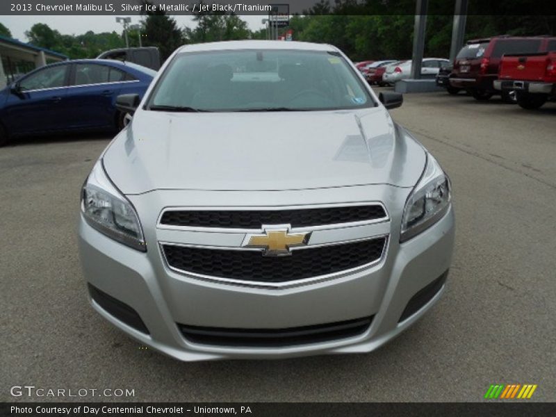 Silver Ice Metallic / Jet Black/Titanium 2013 Chevrolet Malibu LS