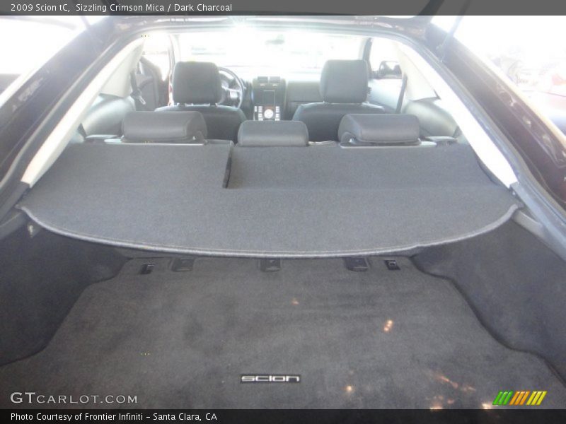 Sizzling Crimson Mica / Dark Charcoal 2009 Scion tC
