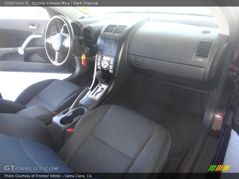 Sizzling Crimson Mica / Dark Charcoal 2009 Scion tC