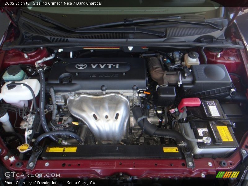 Sizzling Crimson Mica / Dark Charcoal 2009 Scion tC
