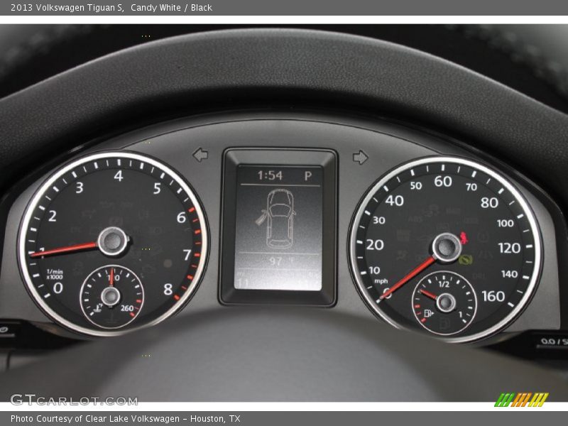 Candy White / Black 2013 Volkswagen Tiguan S
