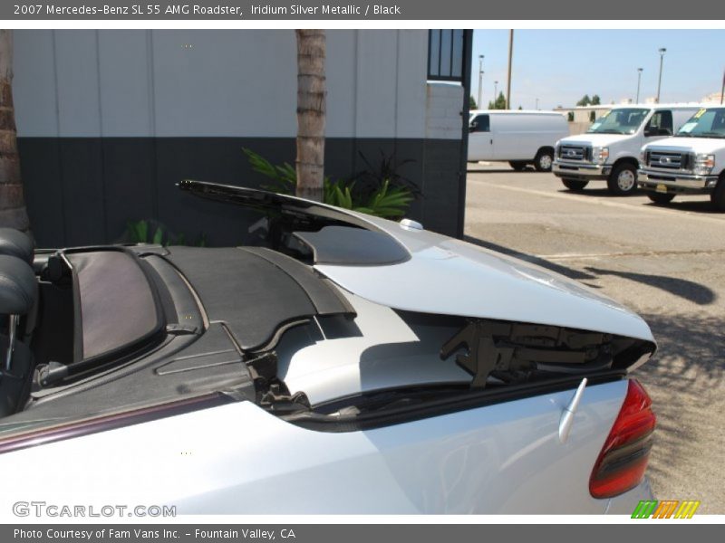 Iridium Silver Metallic / Black 2007 Mercedes-Benz SL 55 AMG Roadster