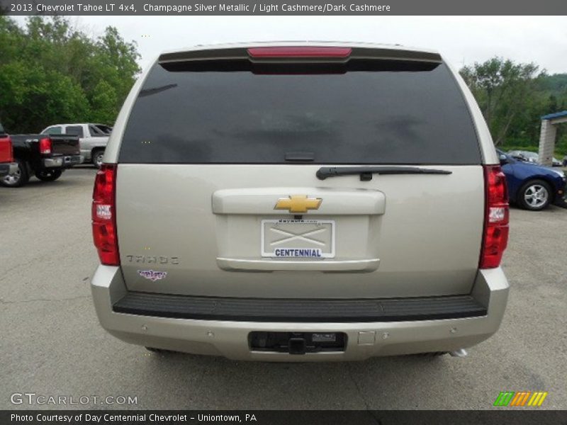 Champagne Silver Metallic / Light Cashmere/Dark Cashmere 2013 Chevrolet Tahoe LT 4x4
