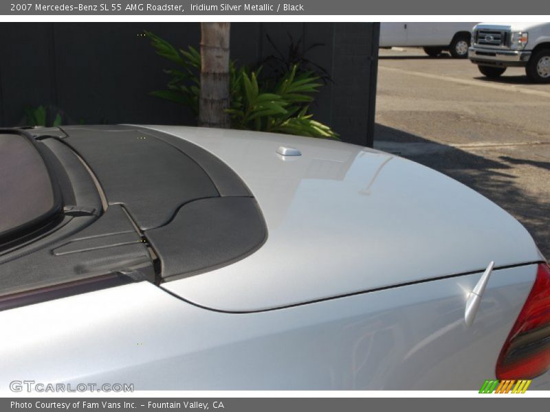 Iridium Silver Metallic / Black 2007 Mercedes-Benz SL 55 AMG Roadster