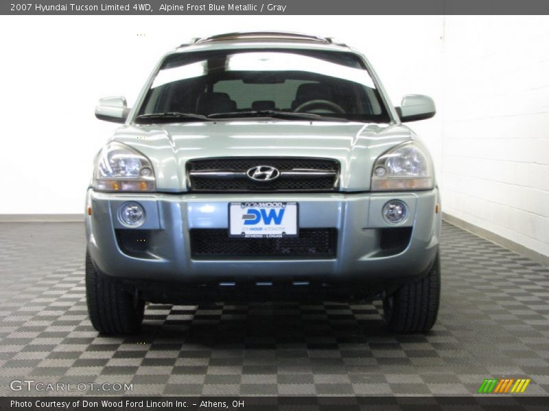 Alpine Frost Blue Metallic / Gray 2007 Hyundai Tucson Limited 4WD