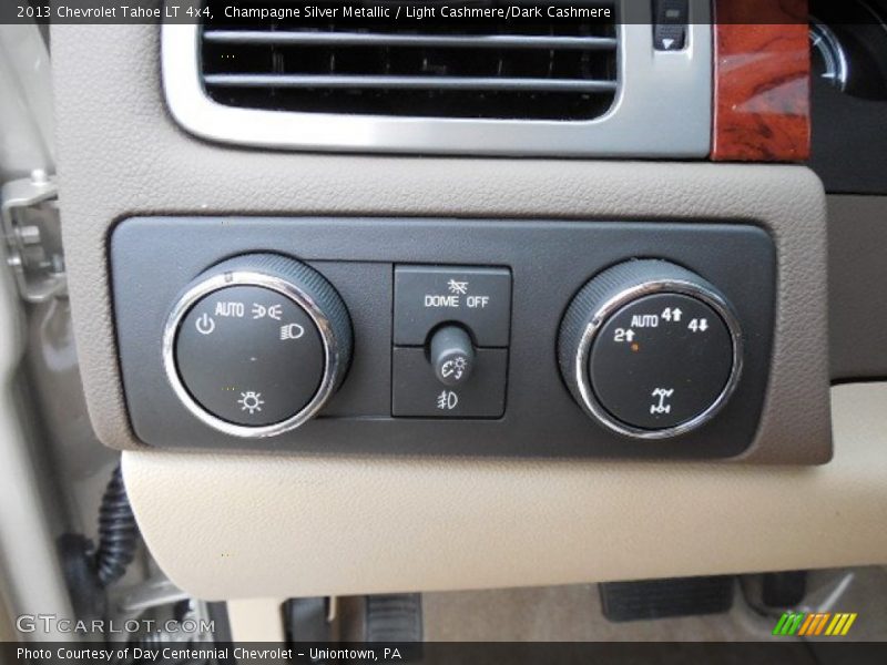 Champagne Silver Metallic / Light Cashmere/Dark Cashmere 2013 Chevrolet Tahoe LT 4x4