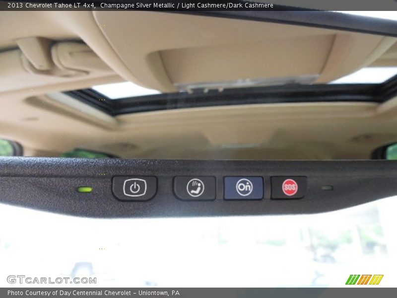 Champagne Silver Metallic / Light Cashmere/Dark Cashmere 2013 Chevrolet Tahoe LT 4x4