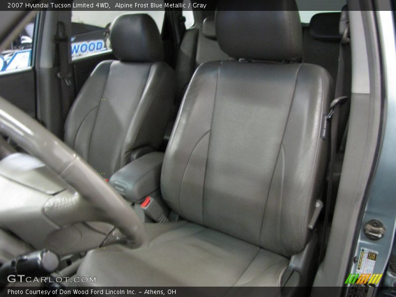 Alpine Frost Blue Metallic / Gray 2007 Hyundai Tucson Limited 4WD