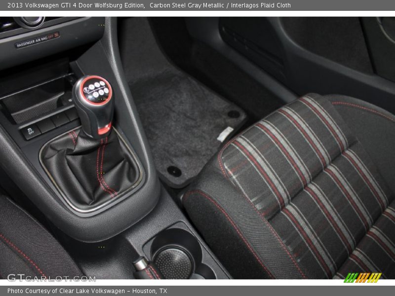 Carbon Steel Gray Metallic / Interlagos Plaid Cloth 2013 Volkswagen GTI 4 Door Wolfsburg Edition