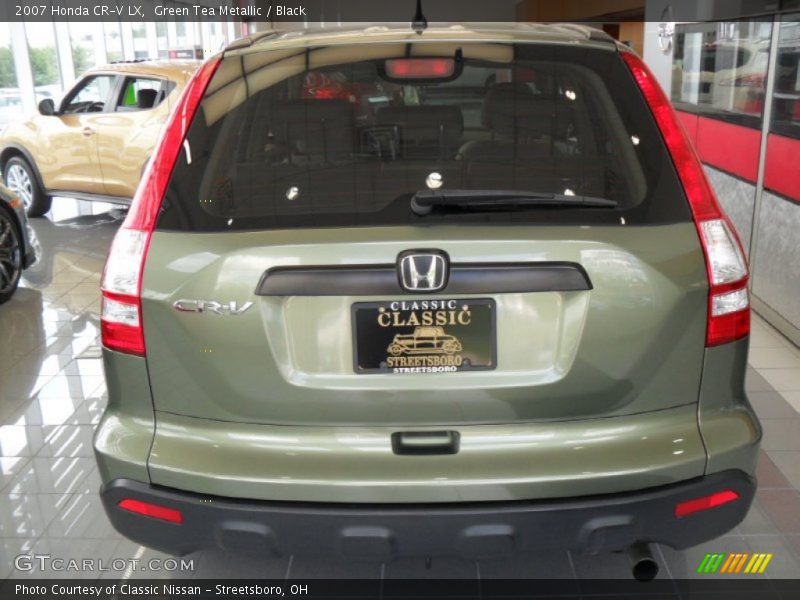 Green Tea Metallic / Black 2007 Honda CR-V LX