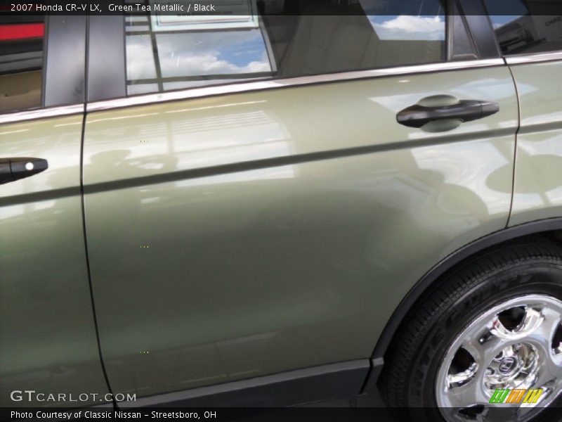 Green Tea Metallic / Black 2007 Honda CR-V LX