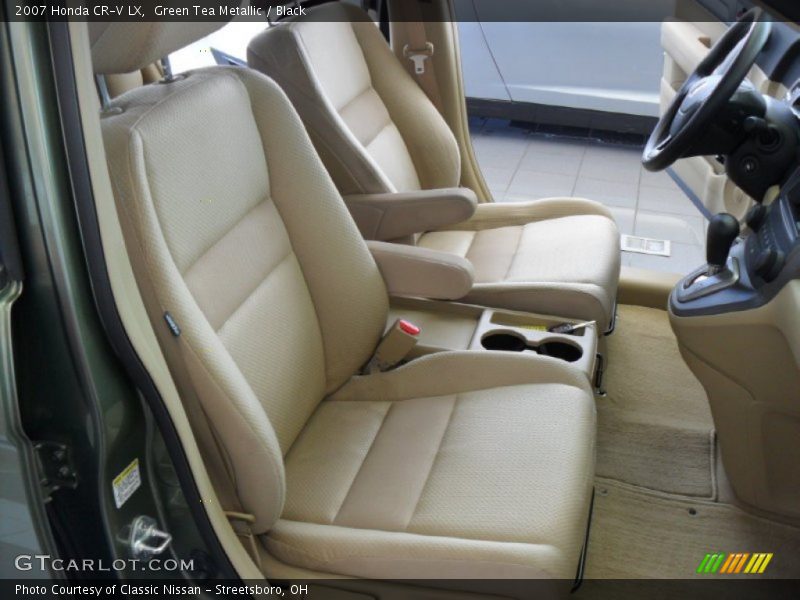 Green Tea Metallic / Black 2007 Honda CR-V LX
