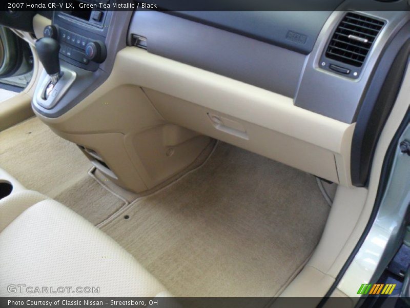 Green Tea Metallic / Black 2007 Honda CR-V LX